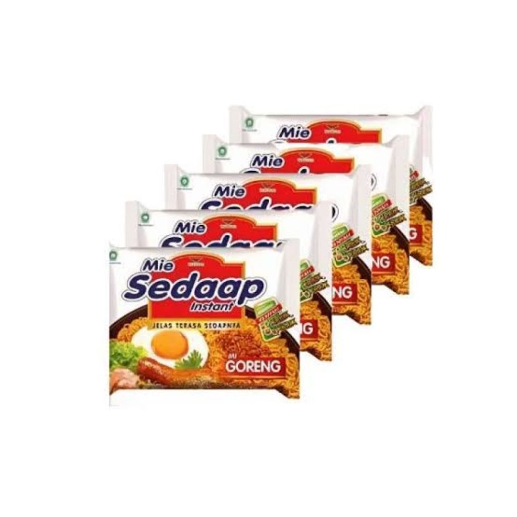 

5 Pcs Mie Sedaap Goreng Instan 75 gr