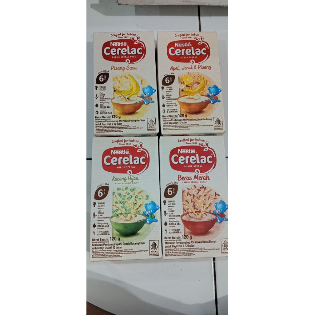 NESTLE CERELAC  BUBUR BAYI 6+ ALL VARIAN