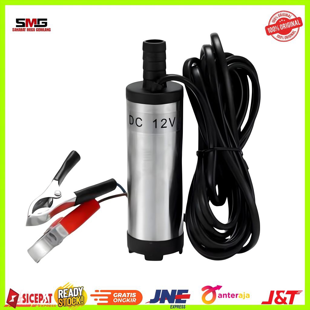 pompa air celup 24V DC mini submersible pompa minyak solar air celup