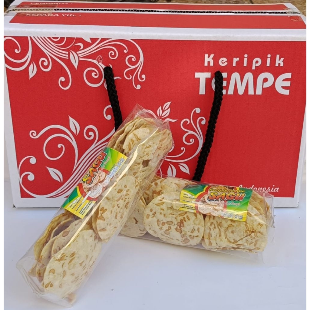 

keripik tempe sagu oleh-oleh khas malang [paket isi 10]