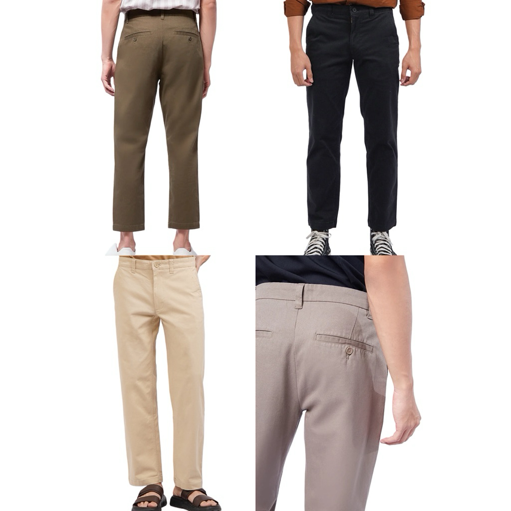 CELANA FORMAL CHINO PRIA EXECUTIVE REGULAR FIT ANKLE PANTS ORI
