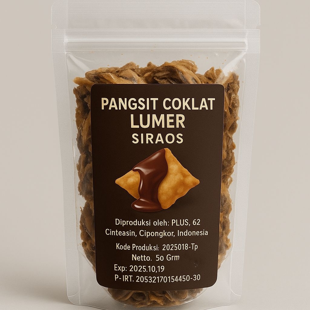 

Pangsit Coklat Lumer SIRAOS-Pangsit Manis Coklat Cemilan Keluarga