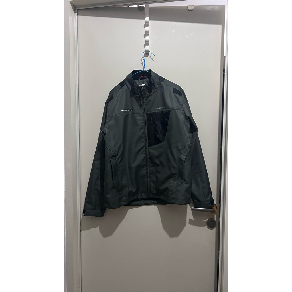 jaket motor rapid infinity size L grey