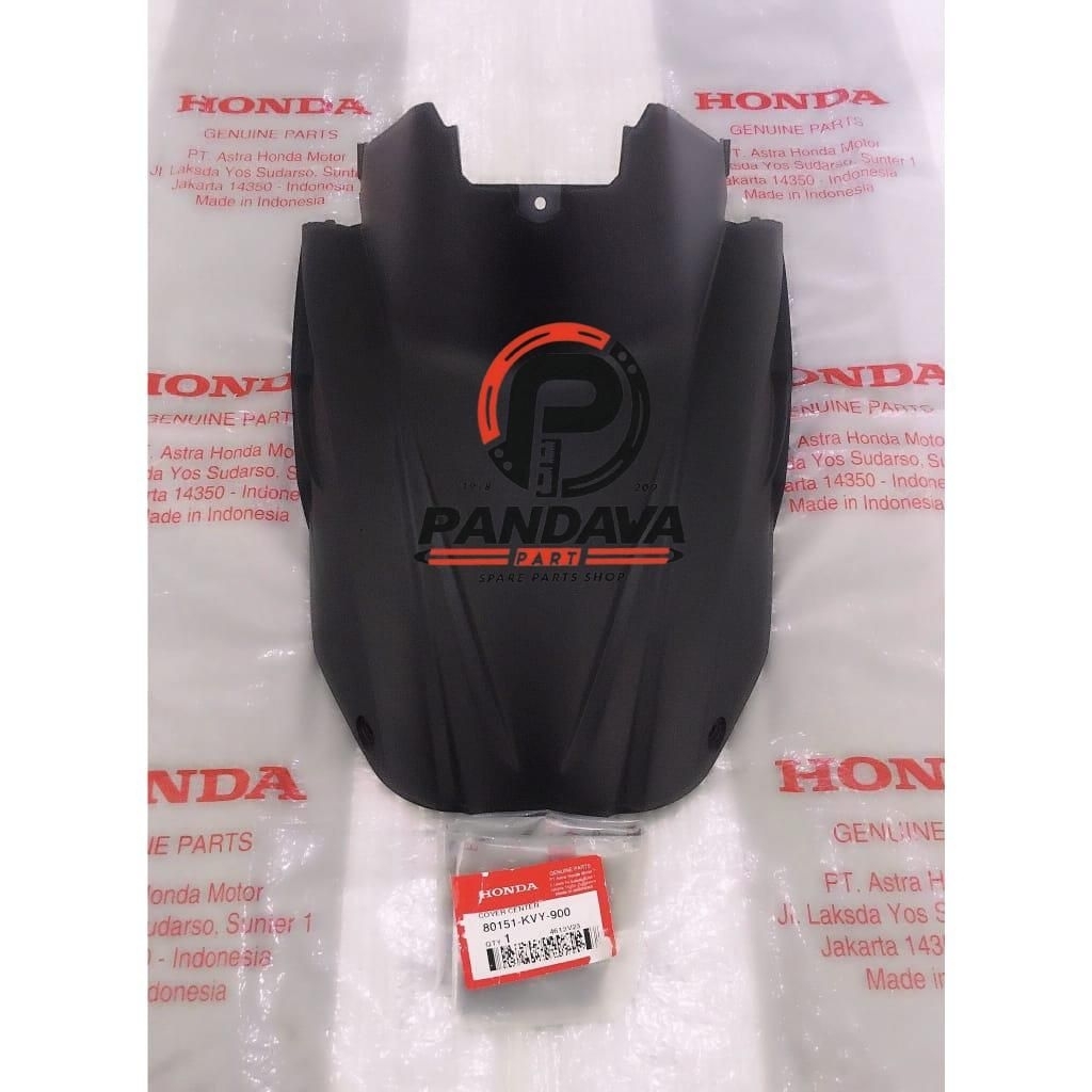 80151-KVY-900 Cover Center Beat Karbu Cover Tutup Bawah Jok Beat Karbu Original AHM