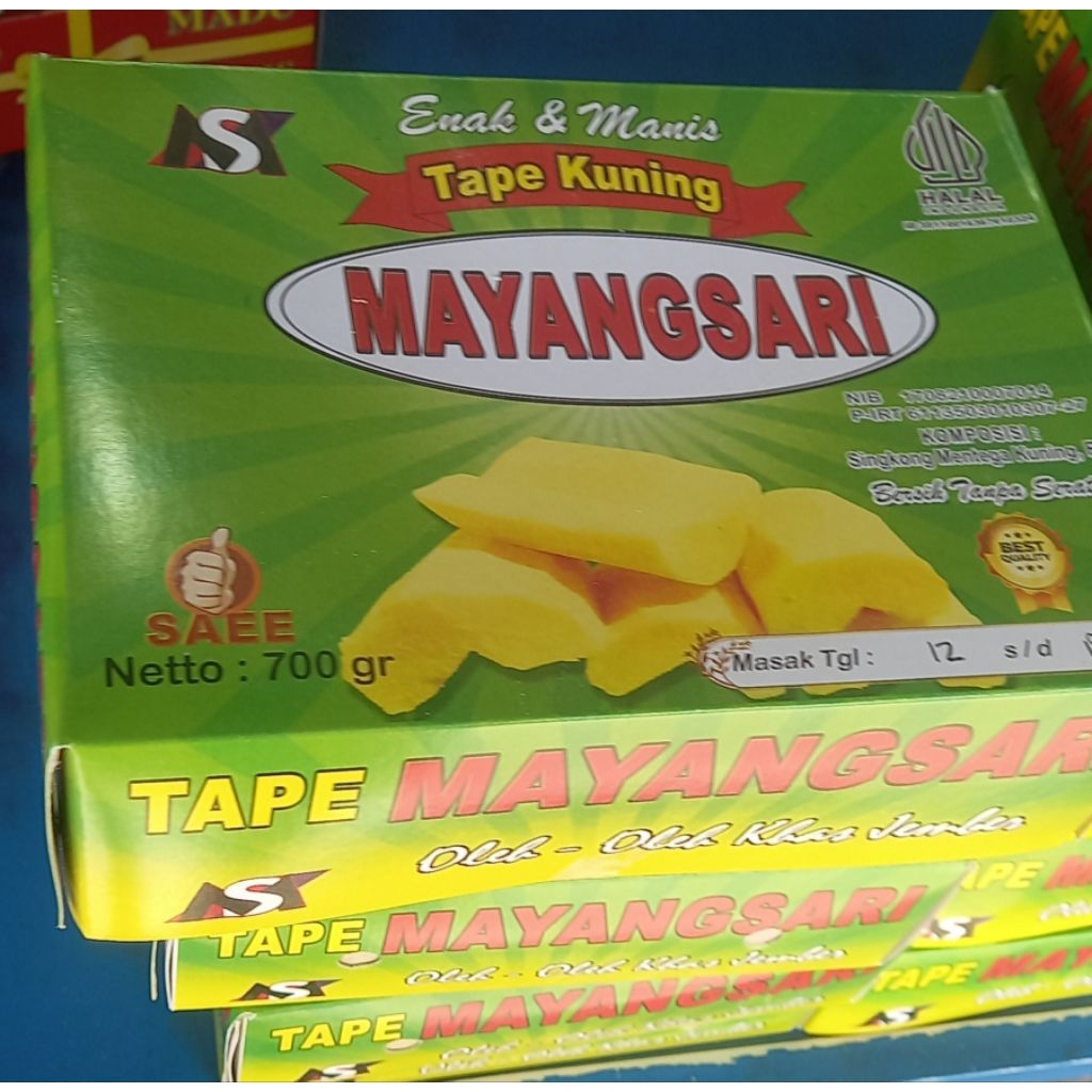 

Tape kuning-mayangsari-tape manis-tape pohung