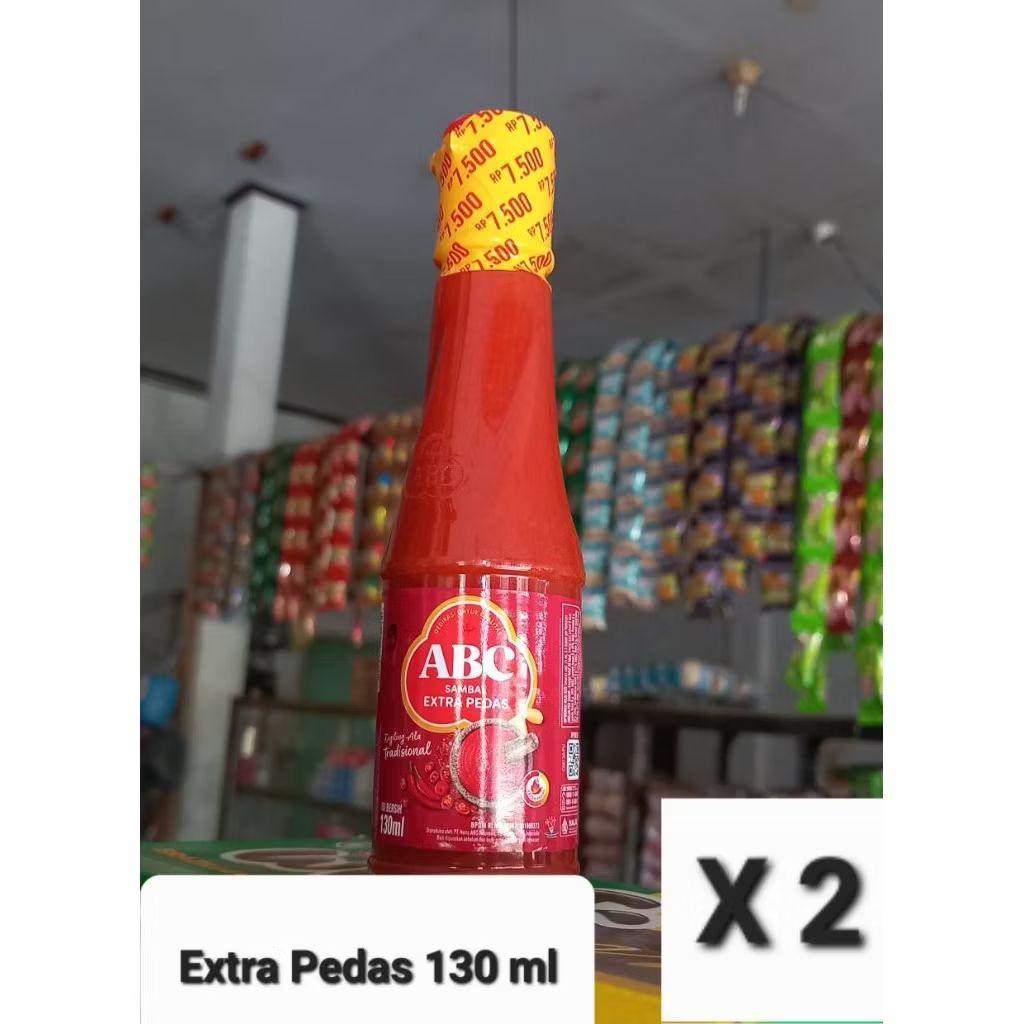 

Saus Sambal ABC Extra Pedas 130 ml 2 botol