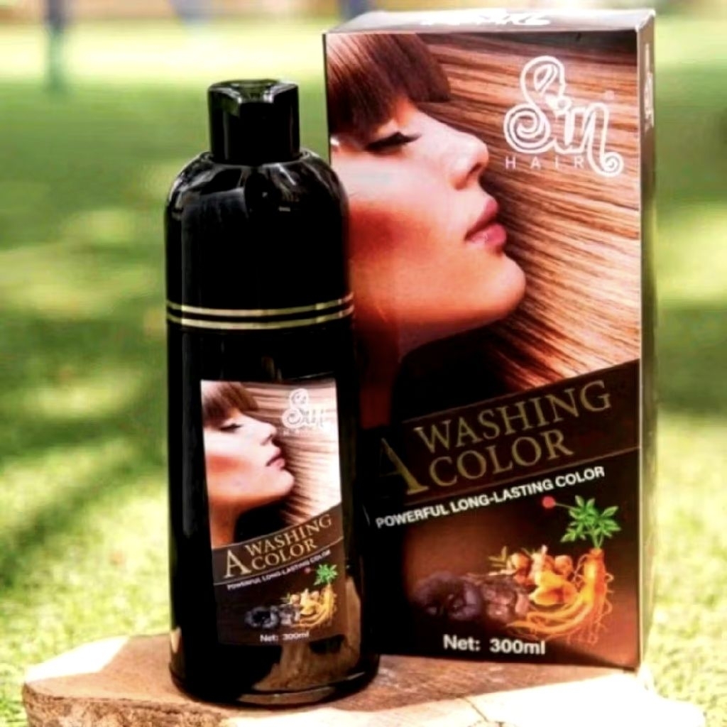 Sin Hair Dye & Shampoo A Washing Color 300 ML