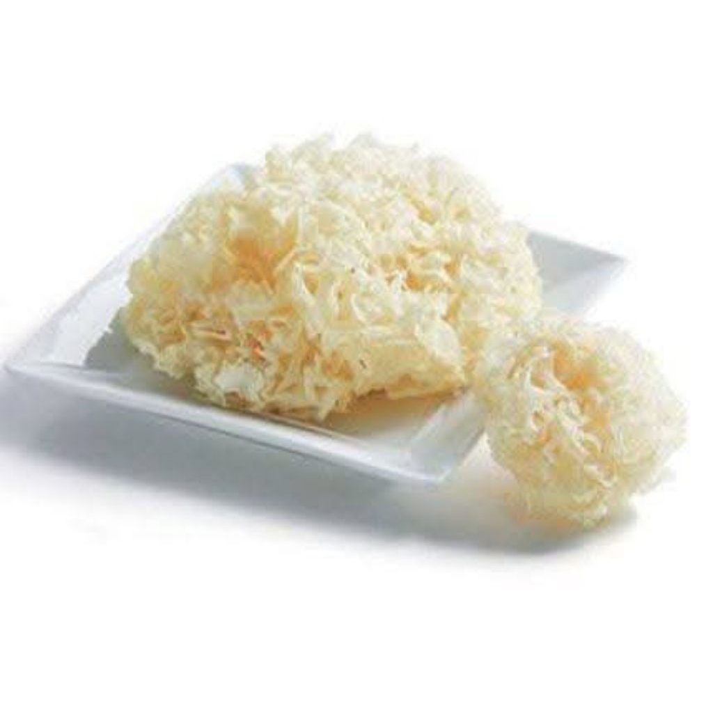 

jamur salju putih kering/whith fugus/jamur seblak100g