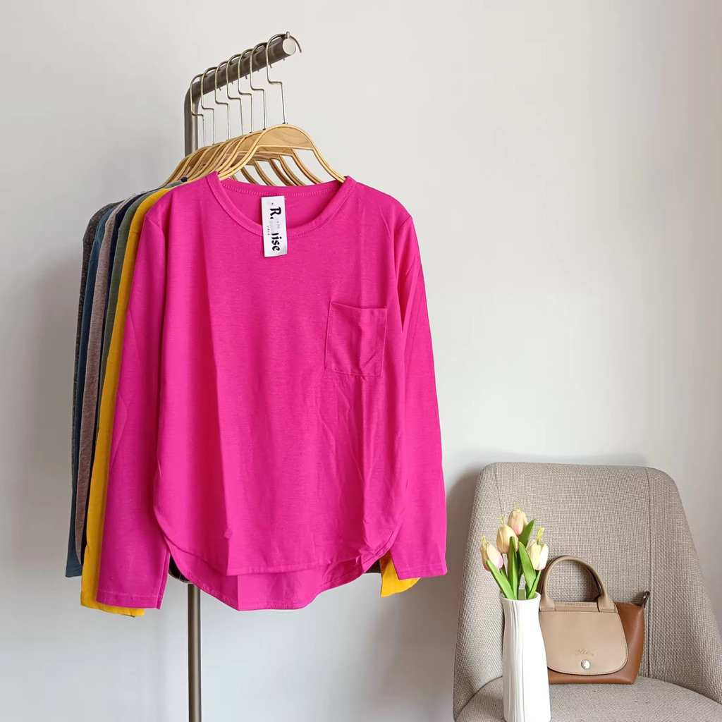 Kaos Atasan Blus Lengan Panjang Wanita Terbaru