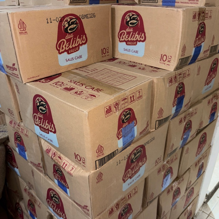 

Saus Cabe Dua Belibis Refill 1Kg (1 Karton)