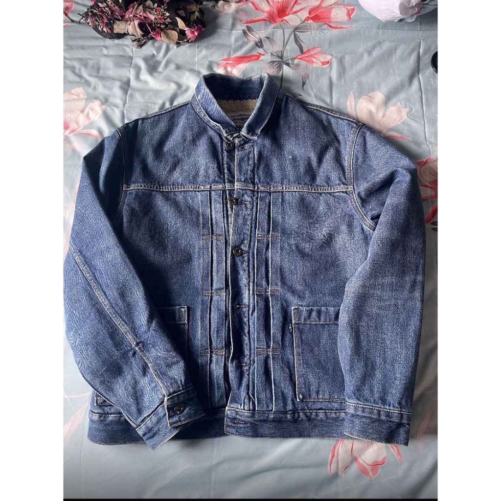 Levis Made & Crafted Type II Worn Trucker Jacket Sherpa [289430030]