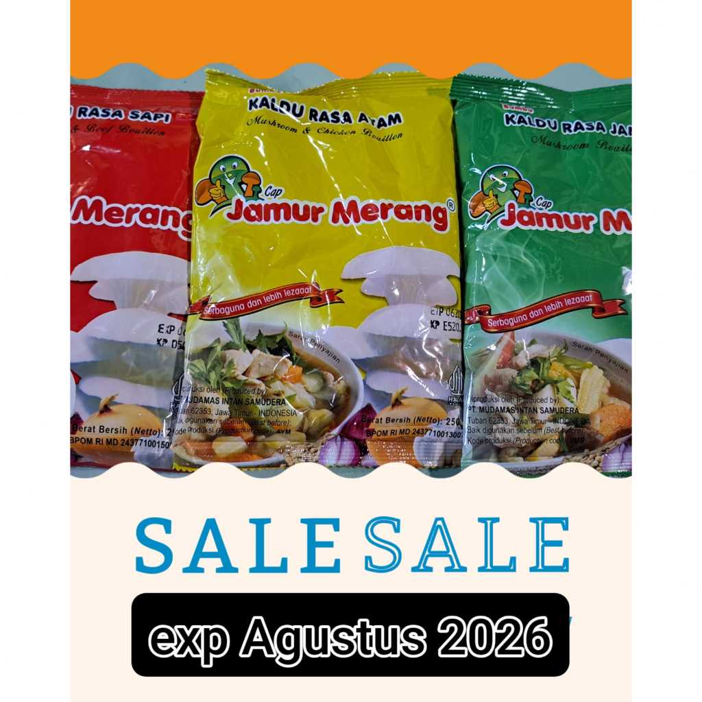 

kaldu alami jamur merang 250gram