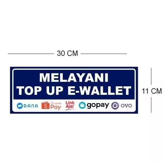 

JUAL STIKER SING MELAYANI TOP UP E-WALLET READY STOK - SIAP KIRIM