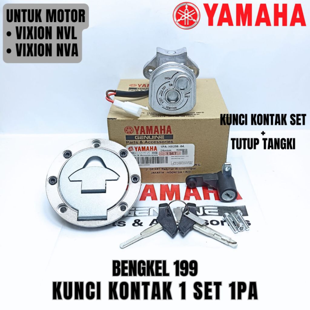 Kunci Kontak Set Vixion New NVL Vixion NVA Kunci Motor 1 Key Set Original 1PA