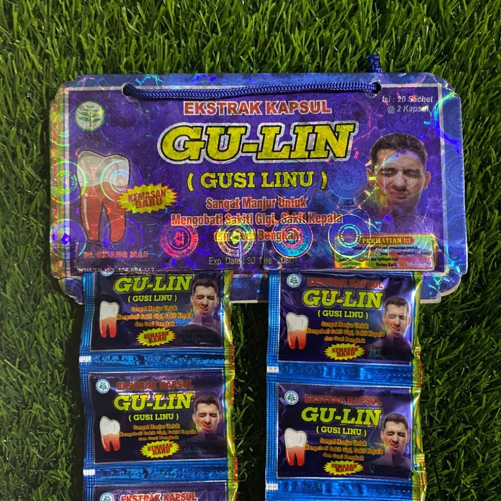 Kapsul gulin obat sakit gigi GULIN ORIGINAL