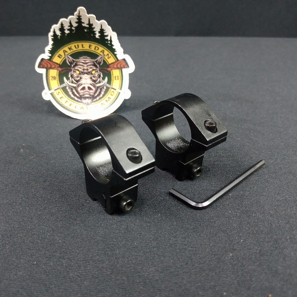 MOUNTING SINGLE BAUT OD25 REL 11 PENDEK / MONTING TELESKOP OD25 REL 11 (SC2136)