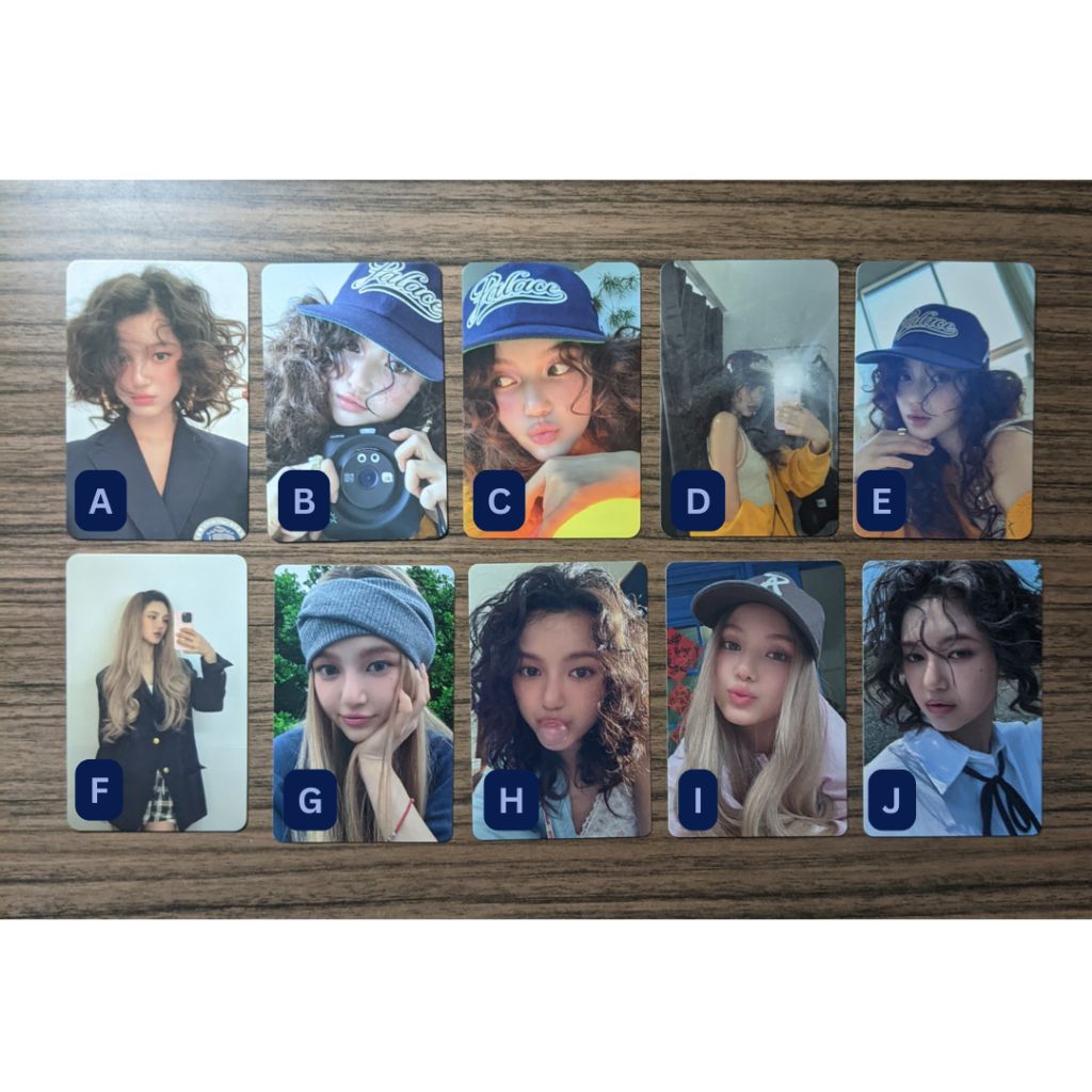 newjeans photocard Danielle how sweet weverse ver & line friends