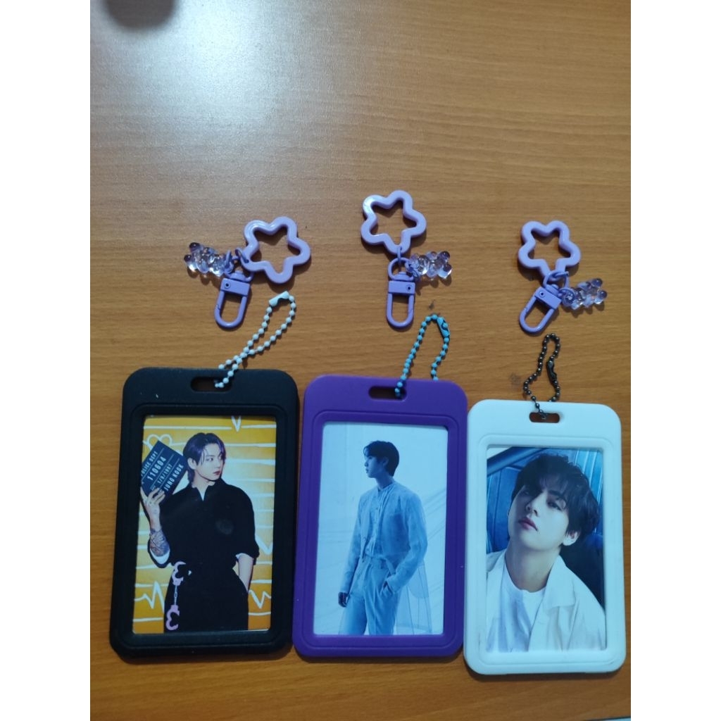 

id card holder BTS PHOTOCARD freebise gantungan lucu