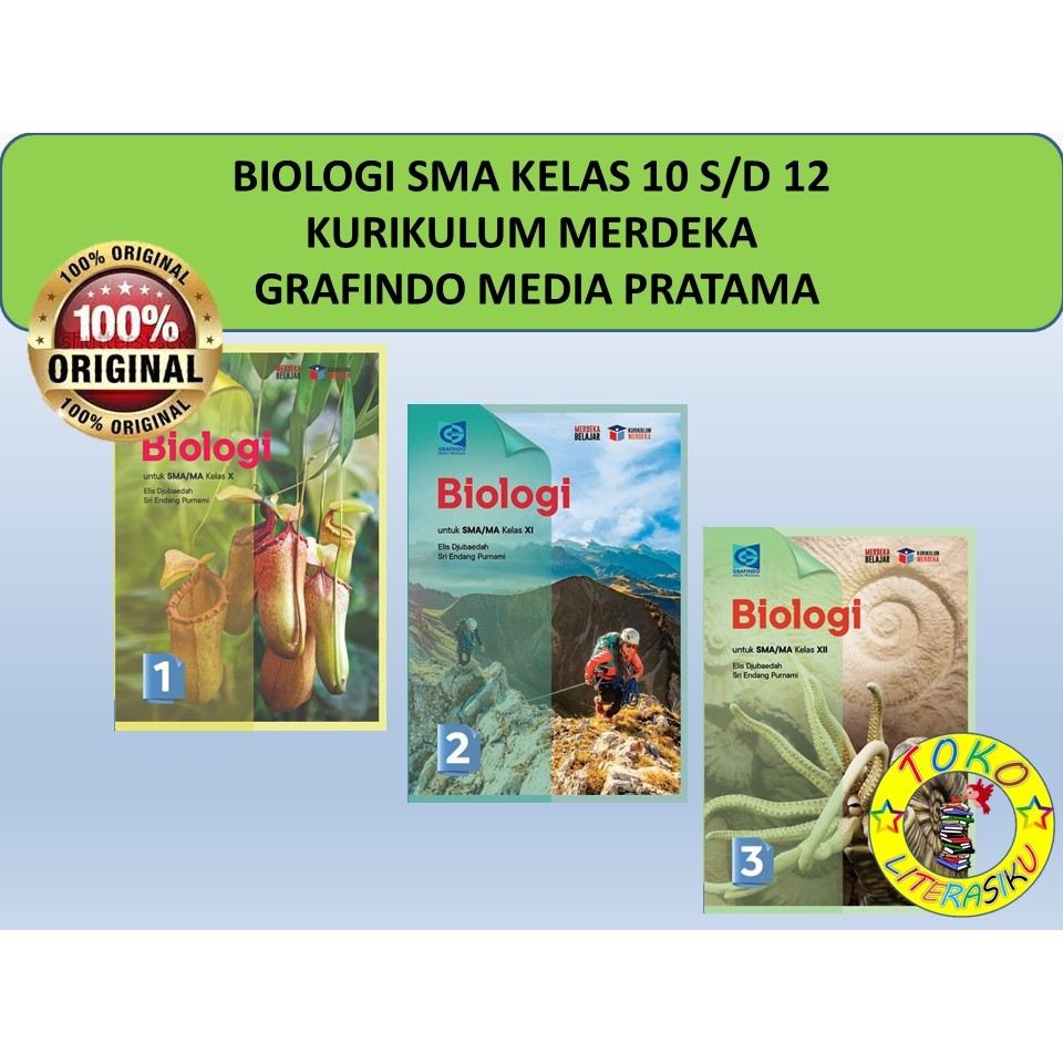 GRAFINDO BIOLOGI SMA KELAS 10 11 12 [ KURIKULUM NERDEKA ]