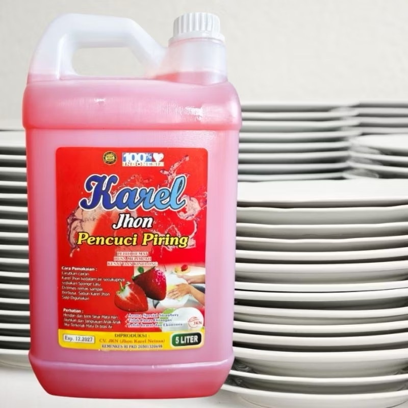 Sabun Cuci Piring 5 Liter / sabun pencuci piring 5 liter / sabun pencuci piring strawbery
