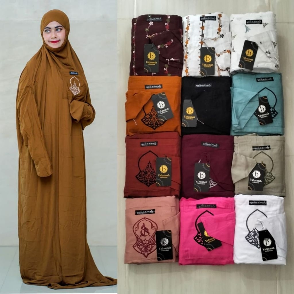 COD Mukena Yabasmah tangan biasa /yabasmah Collection/terusan/terompah/dewasa