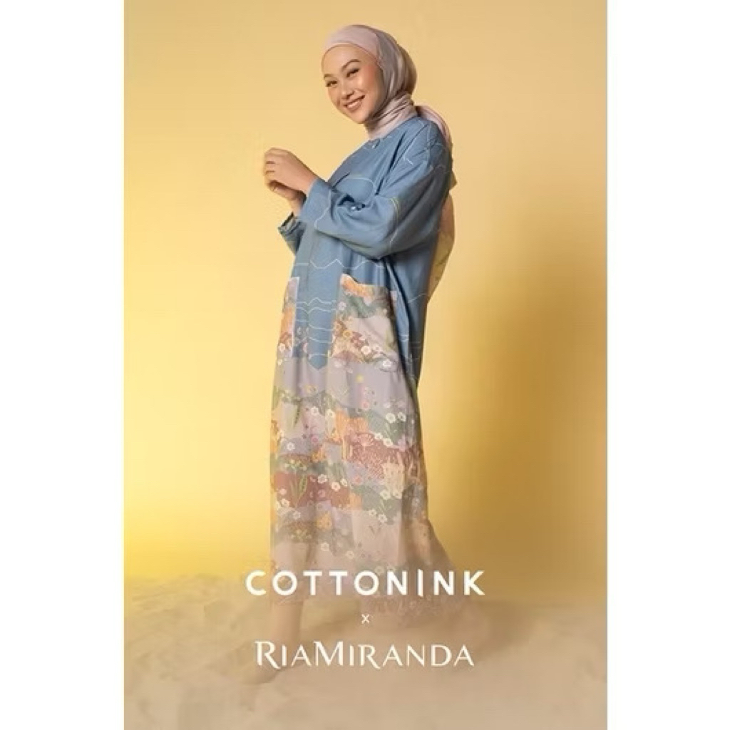 Blue Printed Gutu Cottonink x Riamiranda