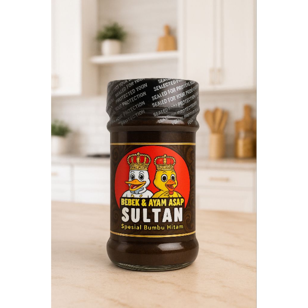 

Bumbu Hitam Pedas kemasan botol 130 gram