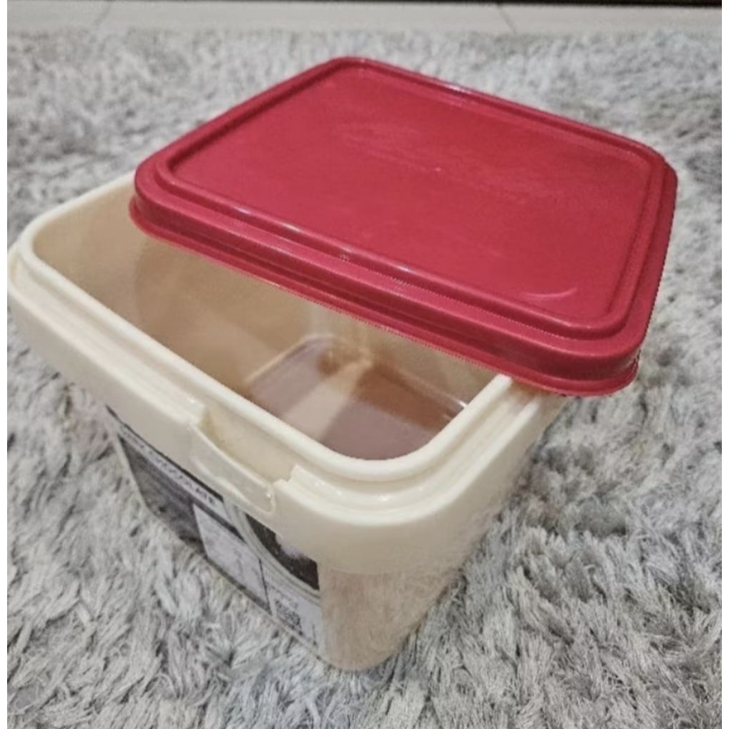 Wadah BEKAS Glaze/Ember Kosong bekas bentuk bulat dan kotak 5kg