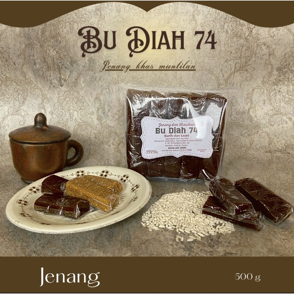 

Jenang 500 gram isi 20 pcs