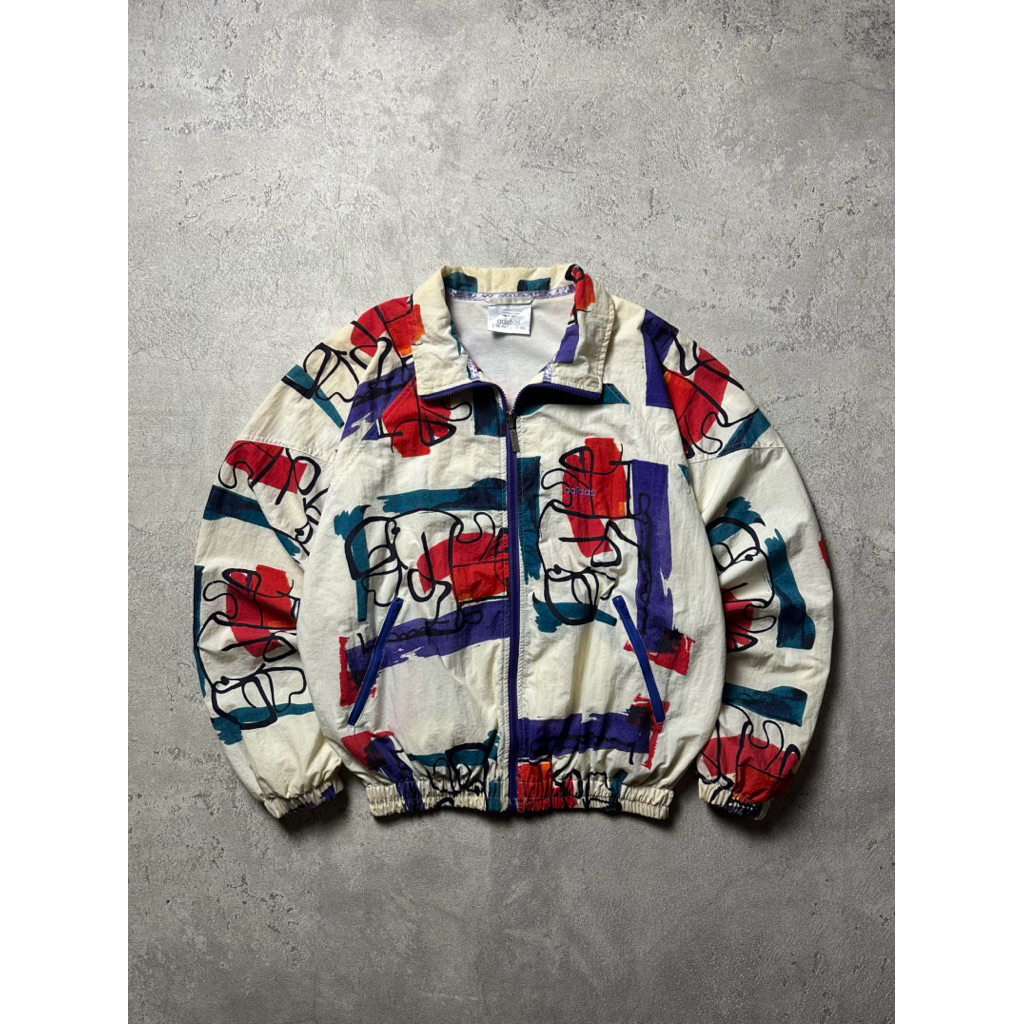 ADIDAS RARE VTG 90's COLORBLOCK JACKET