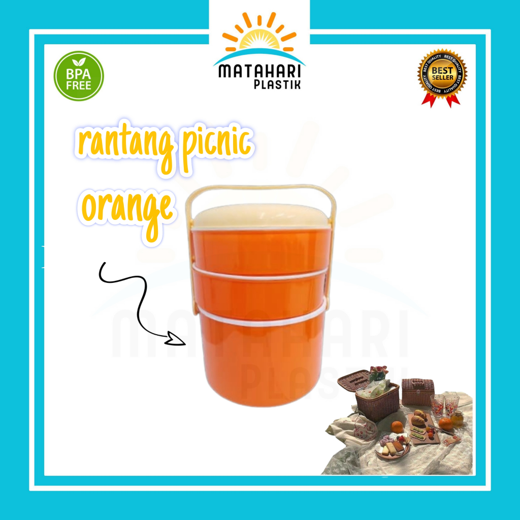Rantang Susun/Rantang Bueno/Rantang susun 3/Rantang Besar/Rantang Plastik susun 3