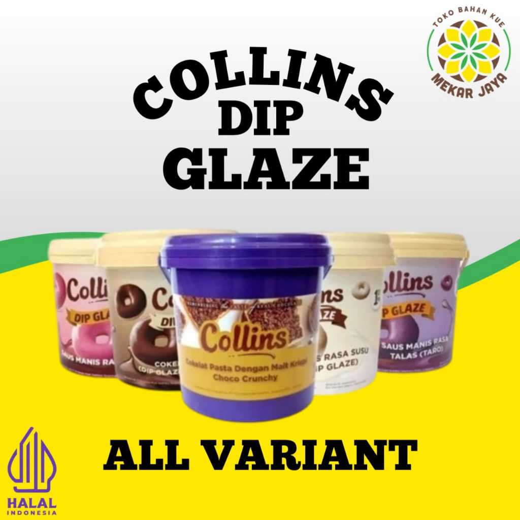 

COLLINS DIP GLAZE ALL VARIANT 1KG
