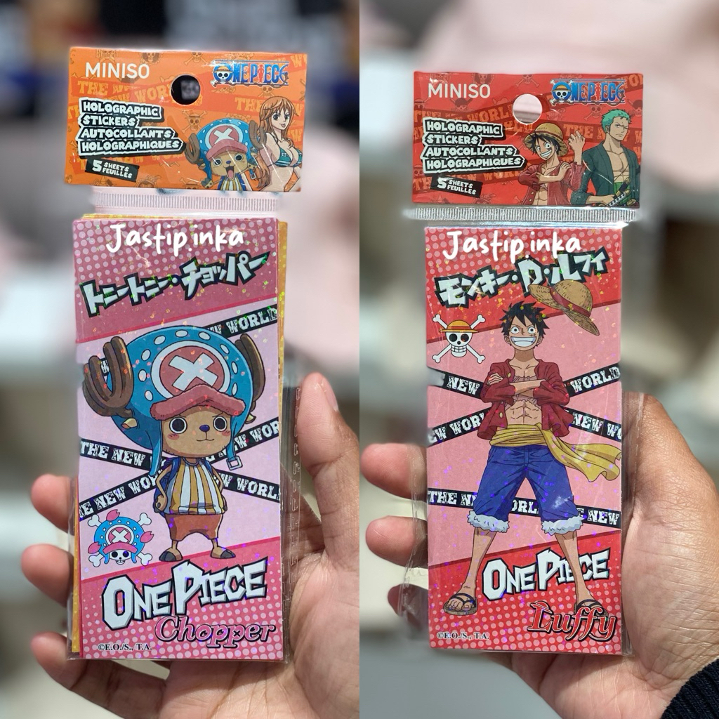 

Miniso x One Piece - sticker hologram 5 sheets one piece