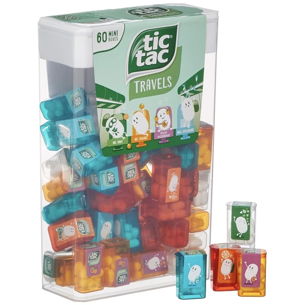 

Permen Tic Tac Minis Tictac Mini Boxes Original Mint Orange Peach Passionfruit Spearmint Box Container Tempat Permen