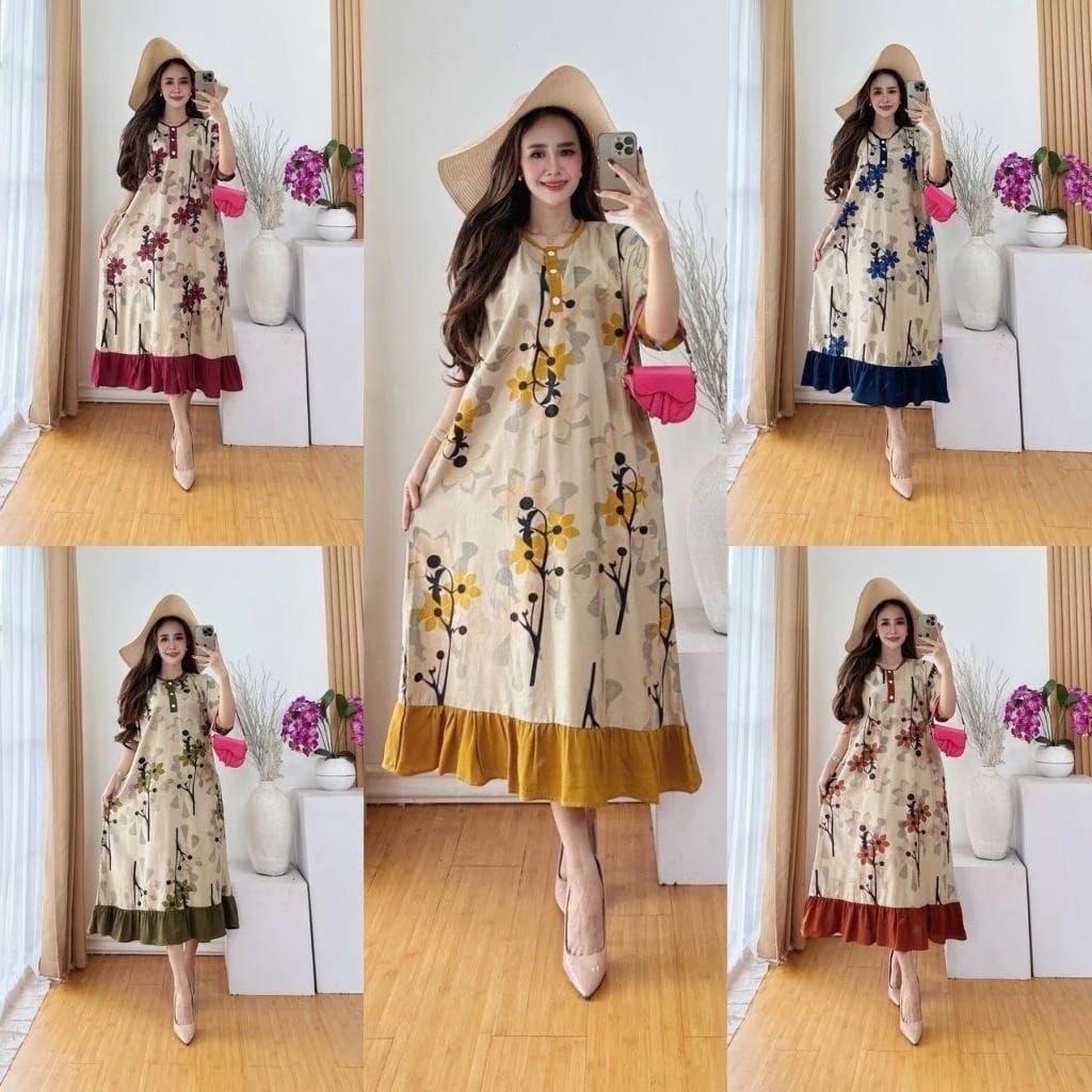 Daster  jumbo   sultan Dewasa terbaru Daster kain rayon premium tebal