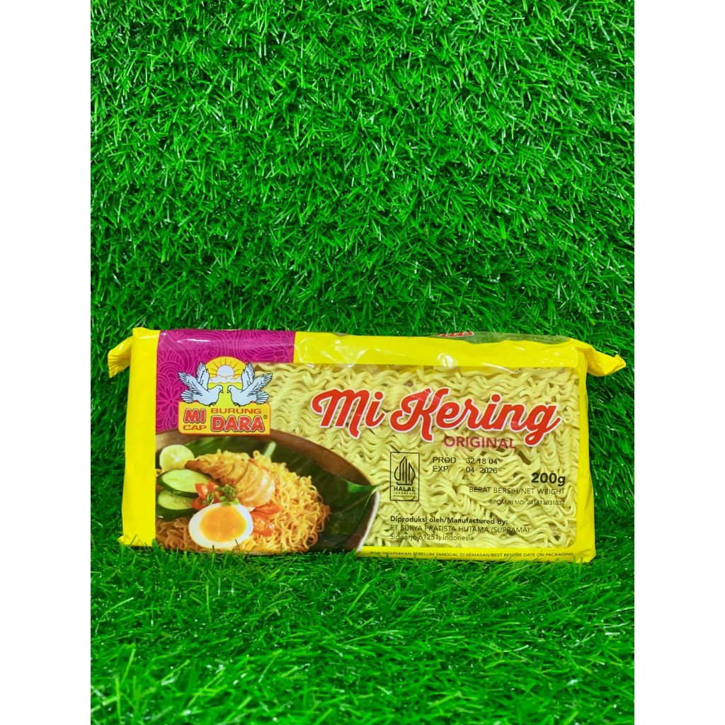 

Mi Kering Original (Mi Cap Burung Dara) Berat Bersih 200g