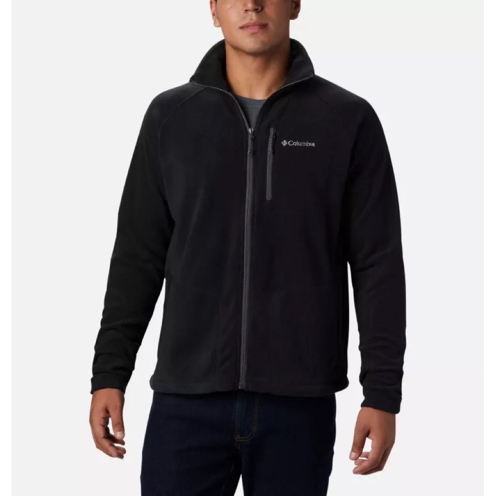 jaket fleece outdoor pria - columbia fast trek fleece jacket big size jumbo