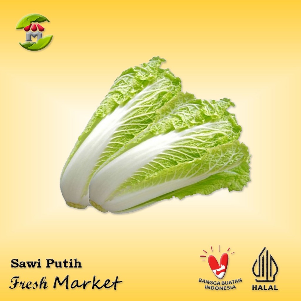 

[JAKBAR] Sawi Putih Segar Pack 450gr - 500gr