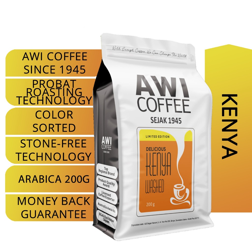 

New Produk ! Awi Coffee Kenya 200gr | Manual Brew | Cold Brew | Espresso | Americano | V60