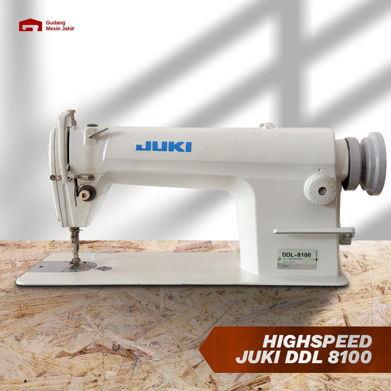 MESIN JAHIT JUKI DDL 8100 | MESIN JAHIT INDUSTRI JUKI | MESIN JAHIT HIGHSPEED DINAMO SERVO