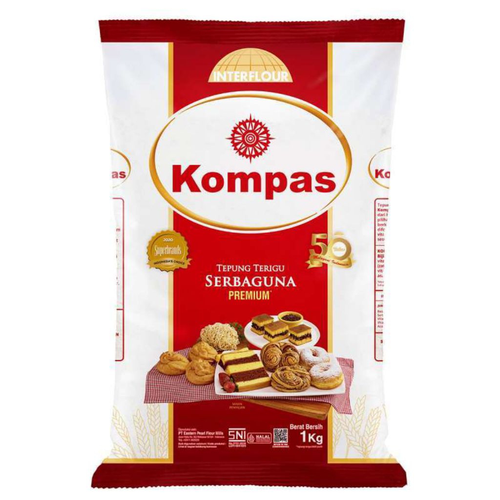 

Tepung Terigu Kompas 1kg