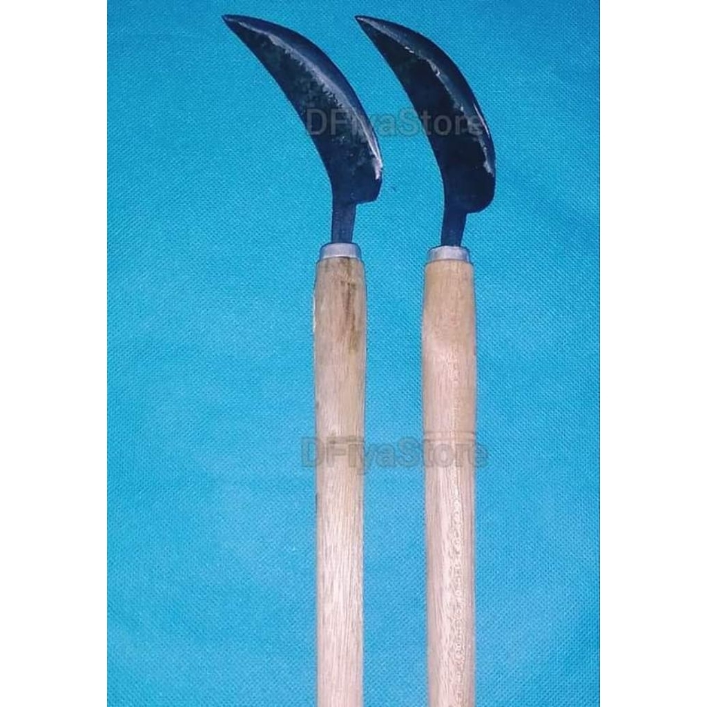 Pisau raut bambu, 2 buah pisau raut baja