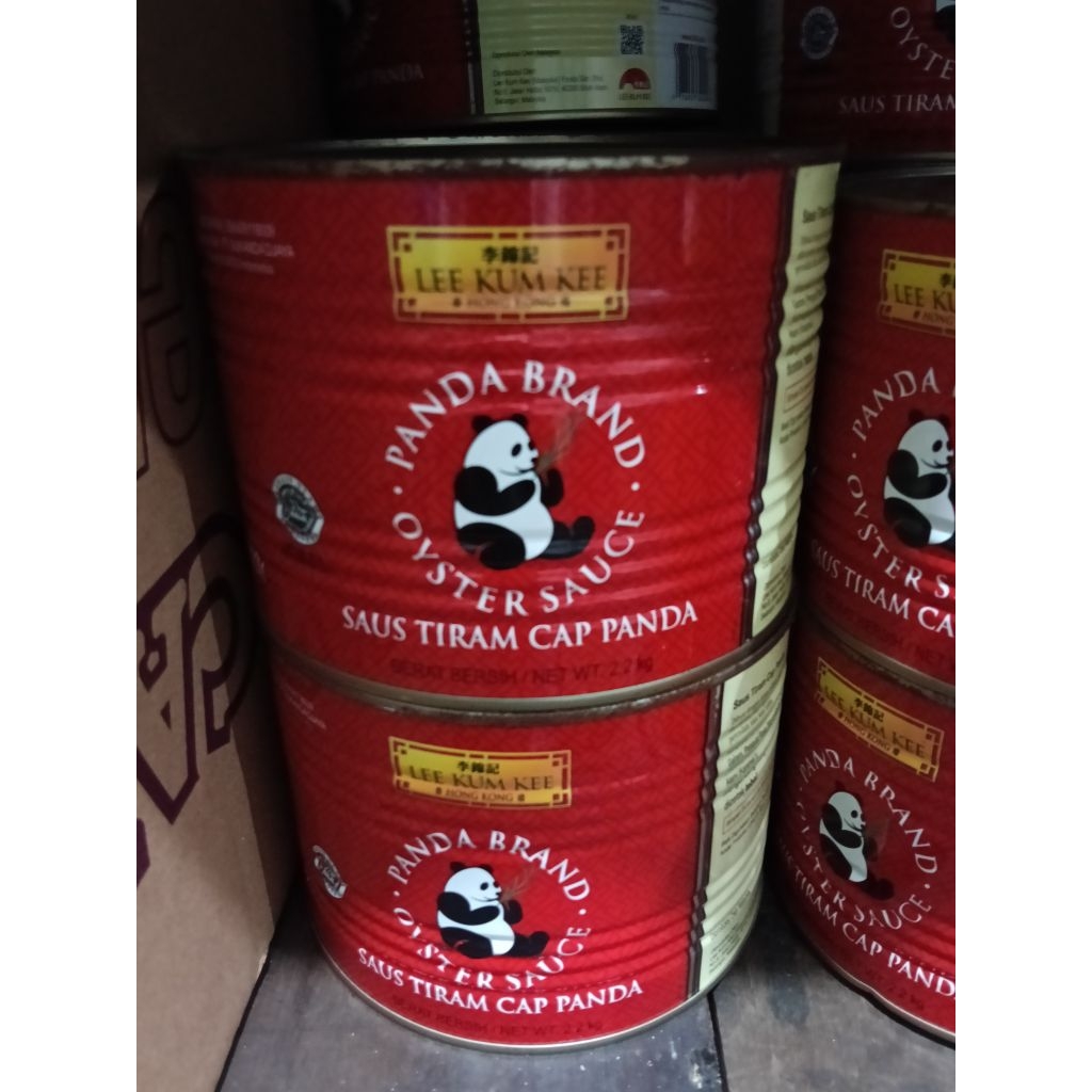 

(READY STOCK) LEE KUM KEE SAUCE TIRAM PANDA 2200ML. SAUCE TIRAM CAP PANDA 2200ML. PANDA BRAND OYSTER SAUCE. SAUCE TIRAM KALENG 2.2KG. OYSTER SAUCE PANDA 2.2KG