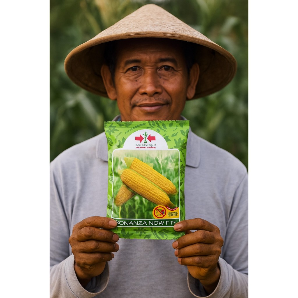 

ORIGINAL TERBARU!!/benih jagung BONANZA NOW F1 panah merah exp 2026