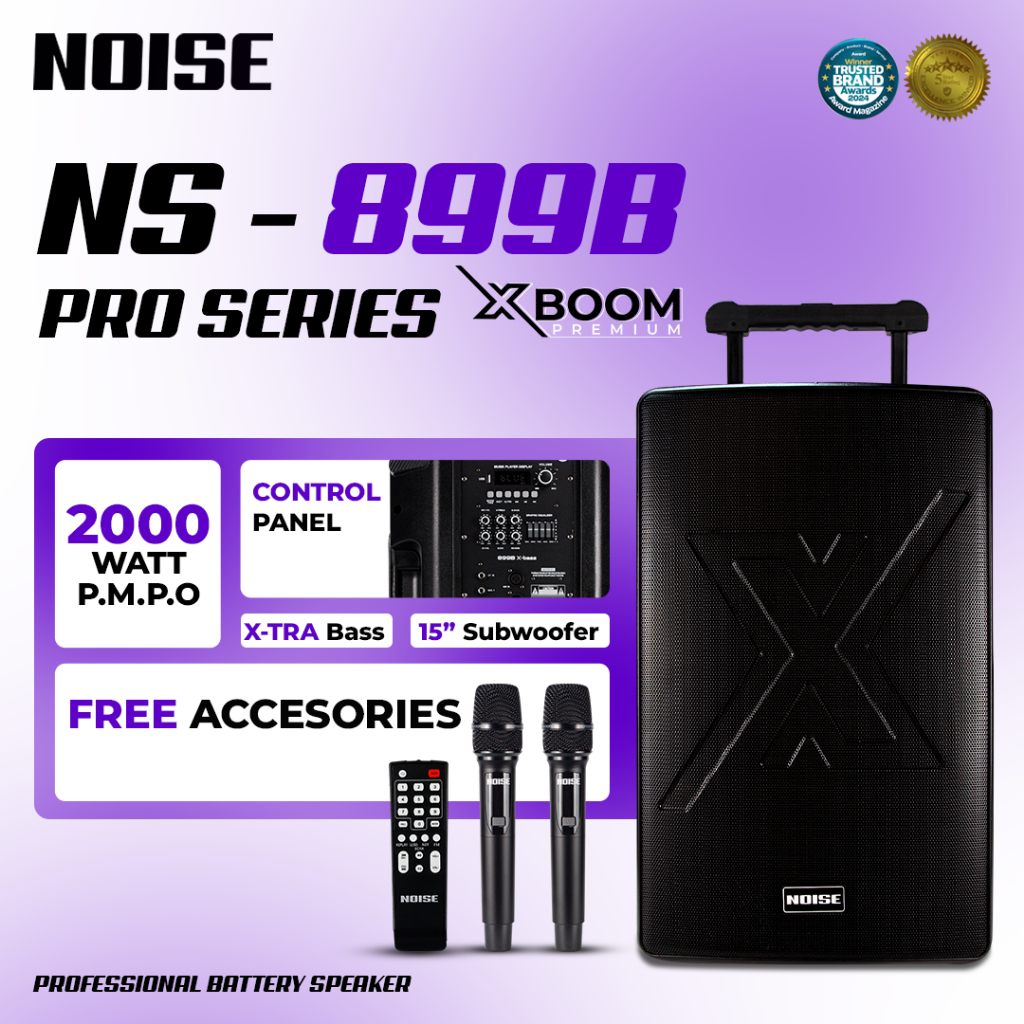 NOISE Speaker 899 B PRO 15 inch X-BOOM Professional Meeting Wireless