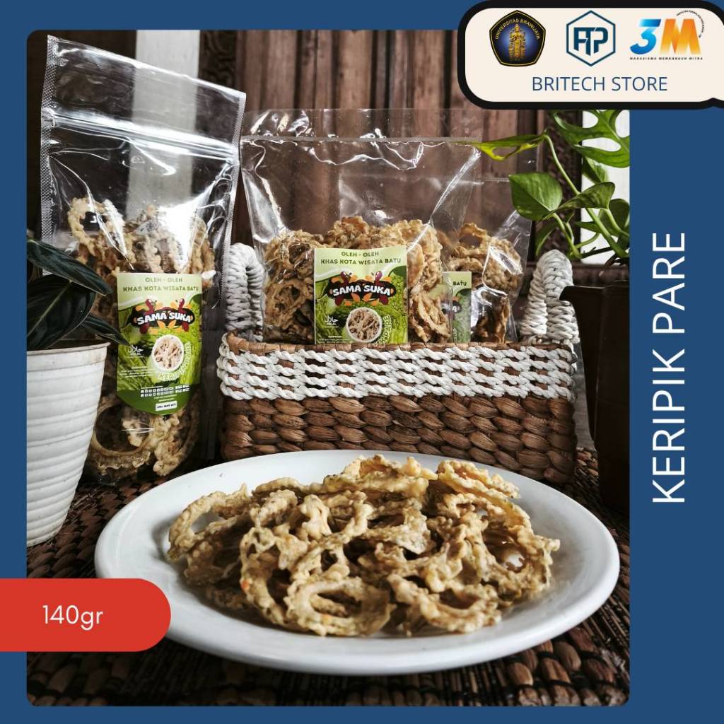 

Camilan Keripik Pare (Sama Suka) 140 gram
