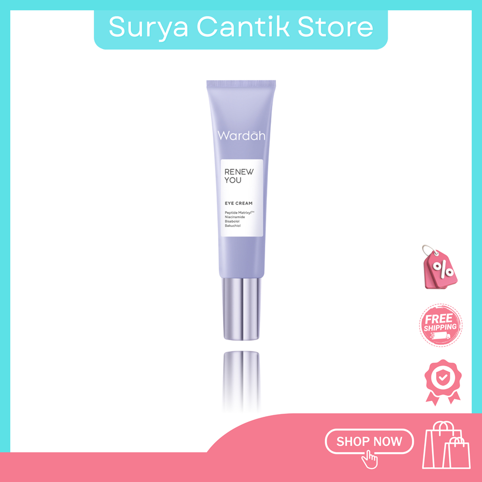 Wardah Renew You Anti Aging Eye Cream 10 ml - Krim Mata