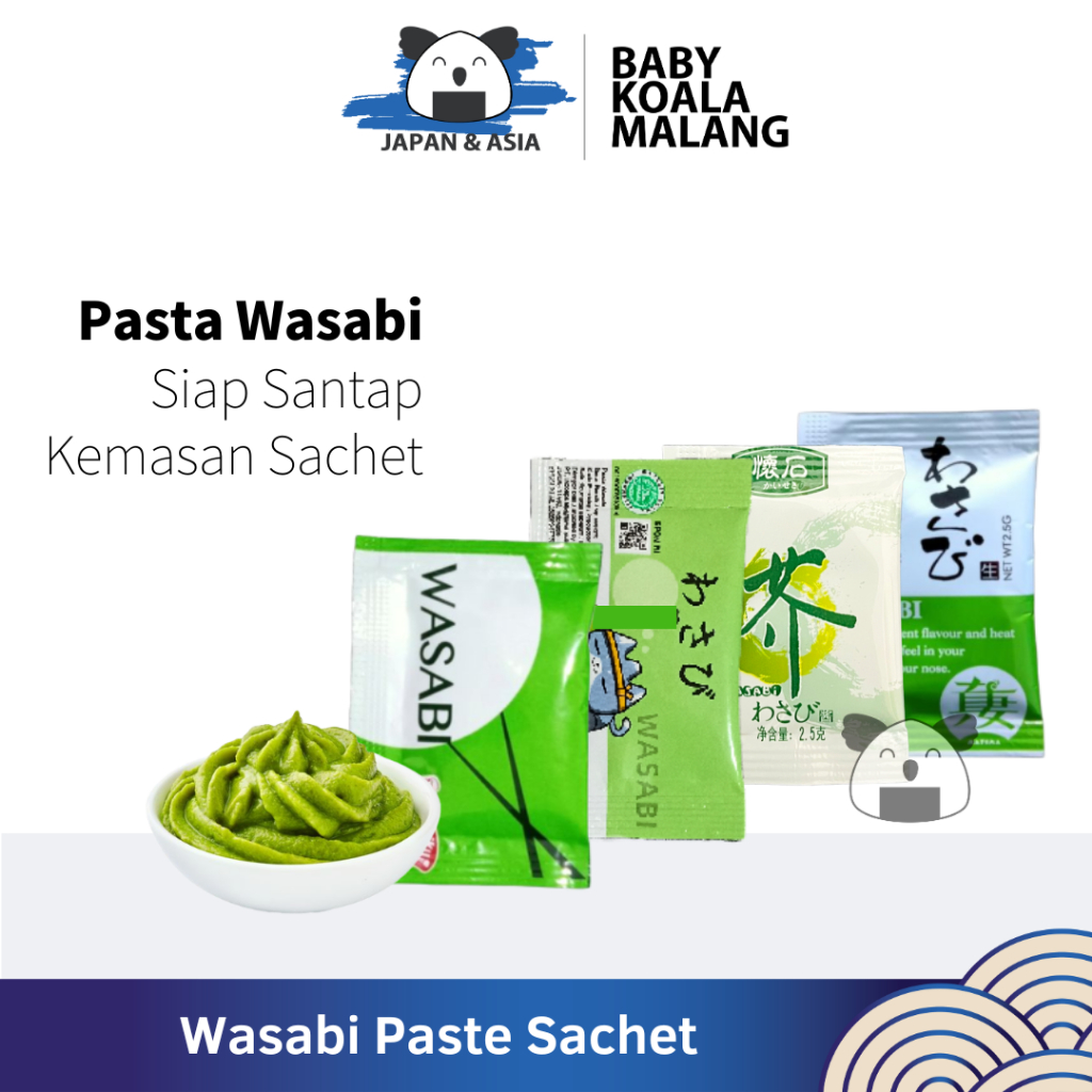 

Wasabi Paste Sachet 2,5 gr Halalll | Sushi Wasabi -Malang