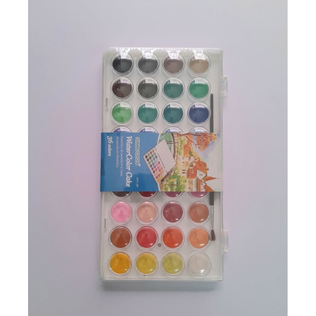 

Cat Air Padat (cake) SIMBALION 36 warna