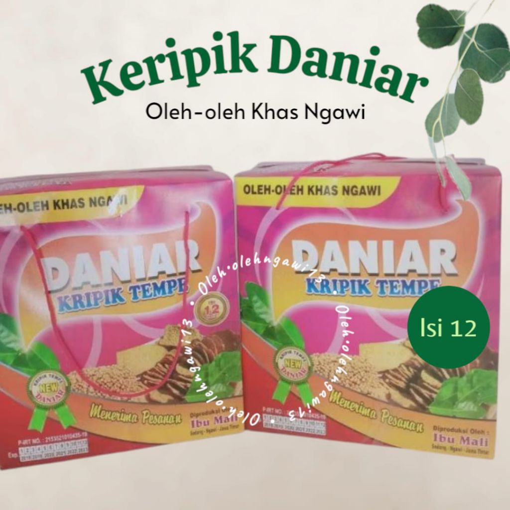 keripik tempe daniar, keripik tempe ngawi, oleholeh ngawi